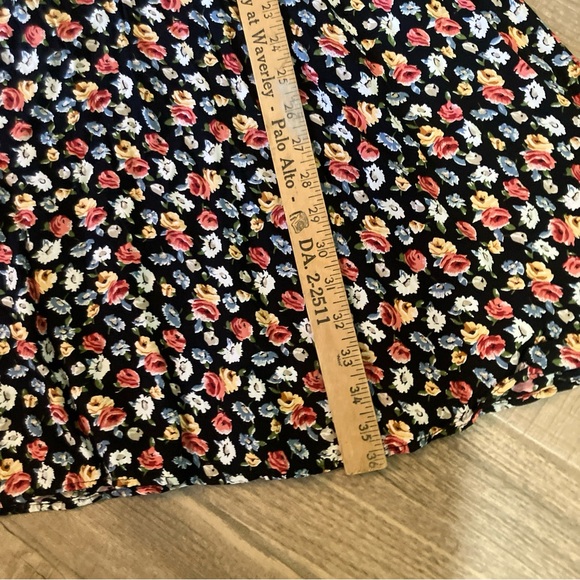 Vintage Katy D Kathryn Deene Floral Tunic Top Rayon Size 24 - Picture 4 of 5